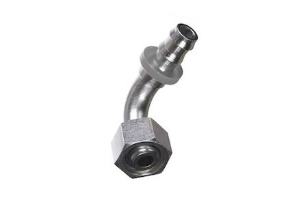 90° BSP FEMALE SWEPT ELBOW 60° CONE - BS5200/ISO 12151-6 (SLIP-ON NUT) product photo