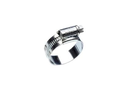 Hose Clamp with worm screw - galvanised - 60x 80mm product photo