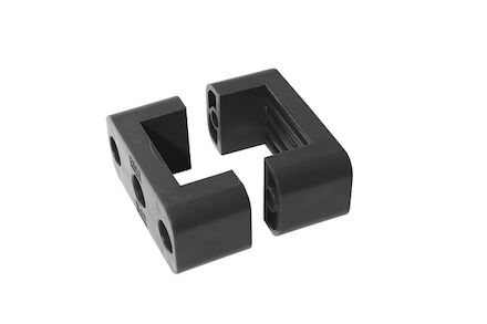 Polyamide Zwart Leidingbeugels Standaard Serie Twee Leidingbeugelhelften geschikt voor Sensor DIN 3015-1 product photo