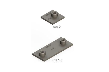 Staal Leidingbeugels-bevestigingsmateriaal Lasplaat Kort DIN 3015-1 product photo