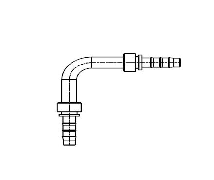 Refrigeration Hose Fitting - CONNECTION 90° ELBOW product photo