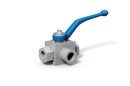 3-Way Selector Ball Valve BSP Female (L) product photo