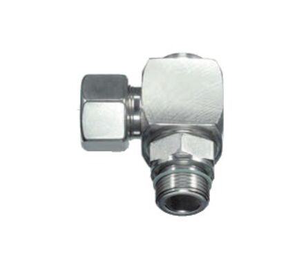 Stainless Rotary Elbow Tube Coupling - BSP Parallel and Viton soft seal - Heavy series photo du produit