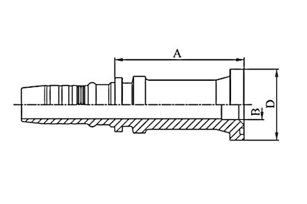 Hydraulická koncovka - vnitřní a vnější ořez  (Xtralock), ISO/SAE CODE 62 FLANGE product photo