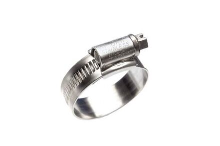 Stainless Steel Hose Clamp with worm screw - 50x 70mm product photo