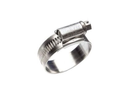 Stainless Steel Hose Clamp with worm screw - 45x 60mm product photo
