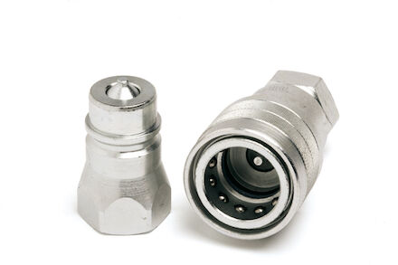 Hydraulic Quick Coupling - MQS-A - ISO A - Female part - JIC Bulkhead product photo