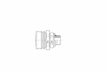 Hydraulic Quick Coupling - MQS-VS - Agricultural Valve - Male part - SAE ORB Male product photo