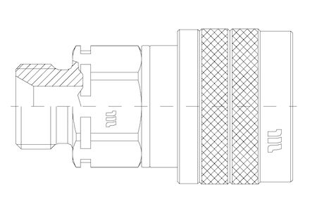 Hydrauliek snelkoppeling - ISO A - male - BSP product photo