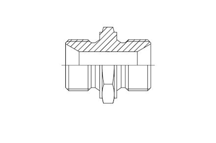 Adapter hydrauliczny - Nypel MĘSKI BSP na MĘSKI BSP - Stożek 60° product photo