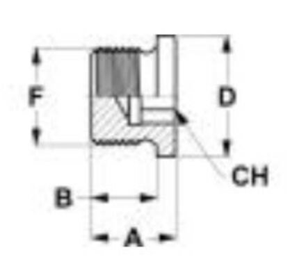Blanking plug for ports (DIN 3852-2 / ISO 1179-1) Thread: BSPP VSTI-Type photo du produit