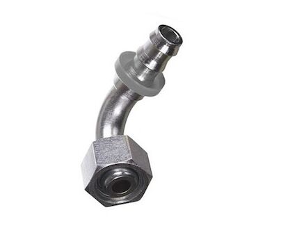 90° BSP FEMALE SWEPT ELBOW 60° CONE - BS5200/ISO 12151-6 (SLIP-ON NUT) product photo