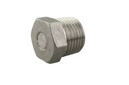 Malleable Stainless Steel Plug adaptor male BSPT - Type 290 photo du produit