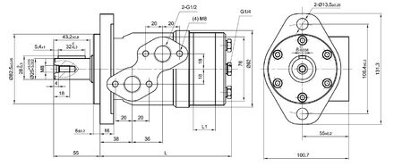 BMP Series orbit motor 200P1AIIY/T8-B photo du produit