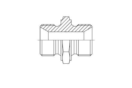 Hydraulic Adaptor Straight Male BSP 60° cone  - Male Metric 60° Cone