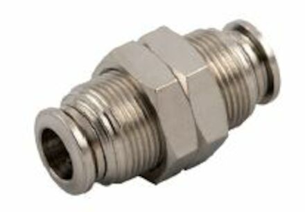 Pneumatic Bulkhead connector Metric tube with Metal Collet photo du produit