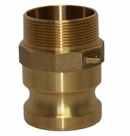 Brass Camlock Type F - Male Groove x Male BSP photo du produit