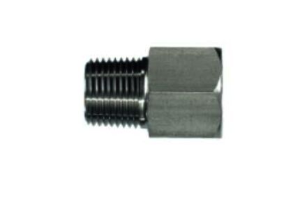 Stainless Hydraulic Adaptor - Straight male NPTF - female NPTF photo du produit