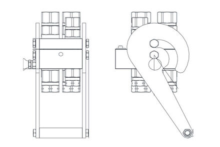 Hydraulic Quick Coupling - Q406D - Multiconnection - Fixed part - BSP Female product photo