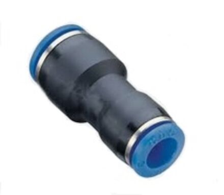 Pneumatic Straight Reducer Connector for Metric tube (without nail hole) photo du produit