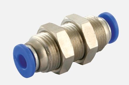 Pneumatic Bulkhead Connector Push-In Metric -POM Collet photo du produit