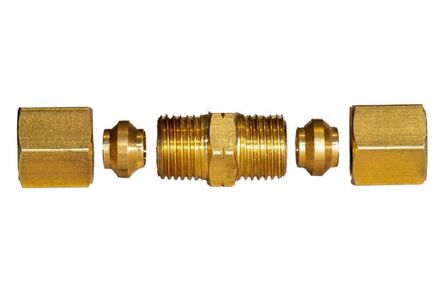 Brass Straight Adaptor male Metric - male Metric photo du produit