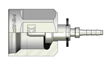 Test Coupling Threaded Female Fitting for RD2 Hose photo du produit