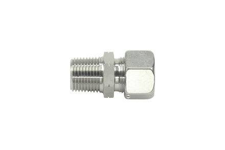 Stainless Male Stud Couplings - S-Series Thread: UNF - Sealing by O-ring in Thread Undercut - SAE J 514