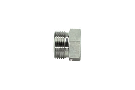 Snijringverbinding 24° RVS - DIN 3861 - blindplug met 24°-conus - serie Zwaar product photo