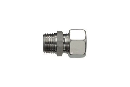 Snijringverbinding 24° RVS - inschroefkoppeling BSP - taps - serie Licht product photo