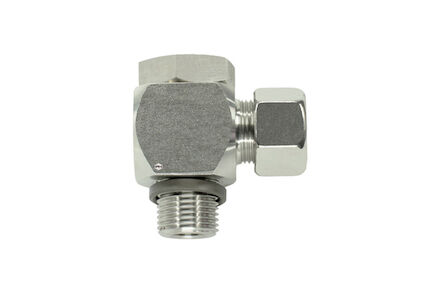 90° Banjo Elbow Stainless 24 degrees DIN 3852 (small) Light type product photo