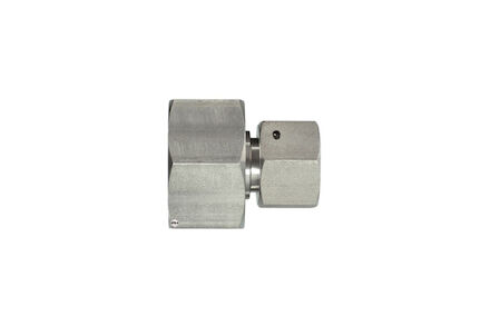 Stainless Straight Reducers Both sides with Swivel Nut - DKO With Taper and O-ring - Viton