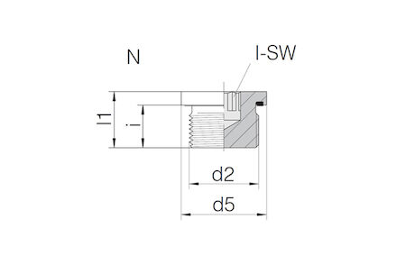 Zaslepovací zástrčka pro výstupy (DIN 3852-1 / ISO 9974-1) Závit BSPP typ VSTI product photo