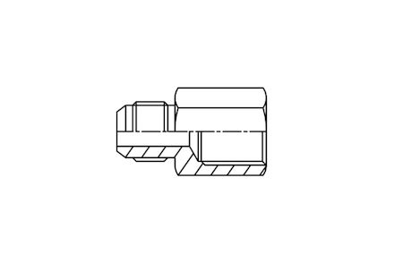 Hydraulický adaptér - Adaptér přímý male JIC / female BSPP product photo