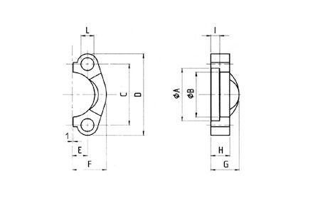 SAE-Split flange clamp – 6000 PSI photo du produit